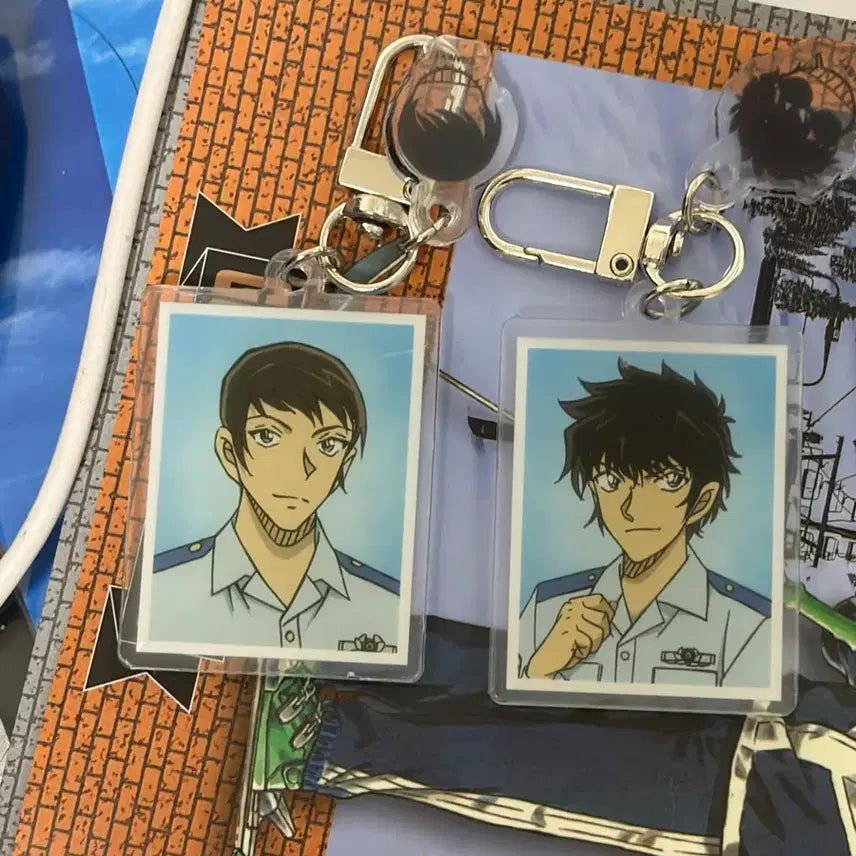 [BUNJANG] Detective Conan Hirohitsu Matsuda Chibi Keychain Bundle Set / 명탐정코난 마츠다 히로미츠 키링 일괄