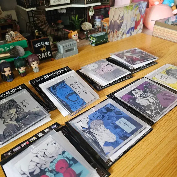 [BUNJANG] Death Note DMM Lottery Set Acrylic Keyring (8 Types) / (일괄)데스노트 쿠지  E상 아크릴 키링 8종