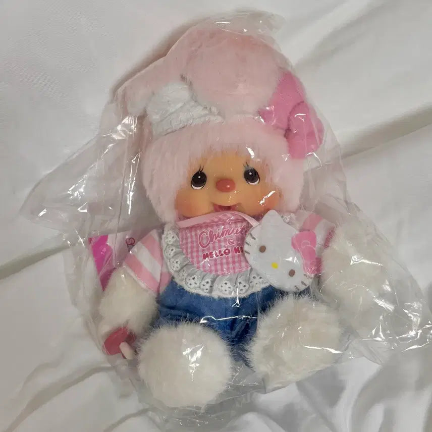 [BUNJANG] Sanrio Chimuutan Monchhichi Hello Kitty Doll / 헬로키티 치무탄 몬치치 인형