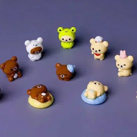[BUNJANG] Rilakkuma 10-Piece Figure Set / 리락쿠마 피규어 10종 세트로 판매합니다.