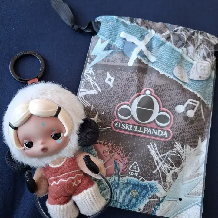 [BUNJANG] Skullpanda Off Mode Rest Day Keyring / 스컬판다 off 모드 Rest Day 키링