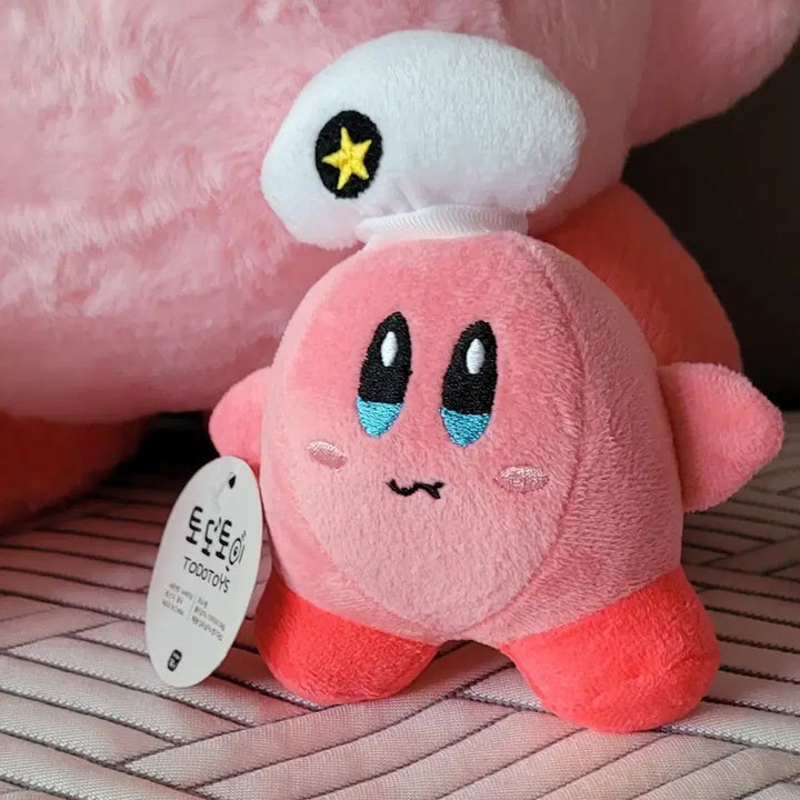 [BUNJANG] Kirby &amp; Monjakwi Collaboration Keychain Plush Toy Bundle Set / yuan 중대형 33cm 별의 커비 + 먼작귀 커비 콜라보 키링인형 + todotoys 커비 키링인형 + 반다이 커비프렌즈4 일괄(새상품)