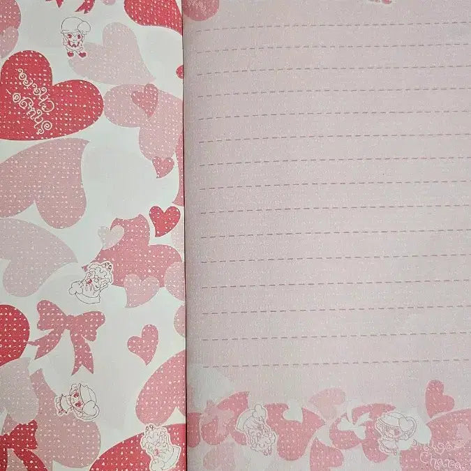 [BUNJANG] Vintage Nakayoshi Appendix Charactics Change Notebook / 고전문구 나카요시 부록 캐릭캐릭체인지 공책 판매합니다