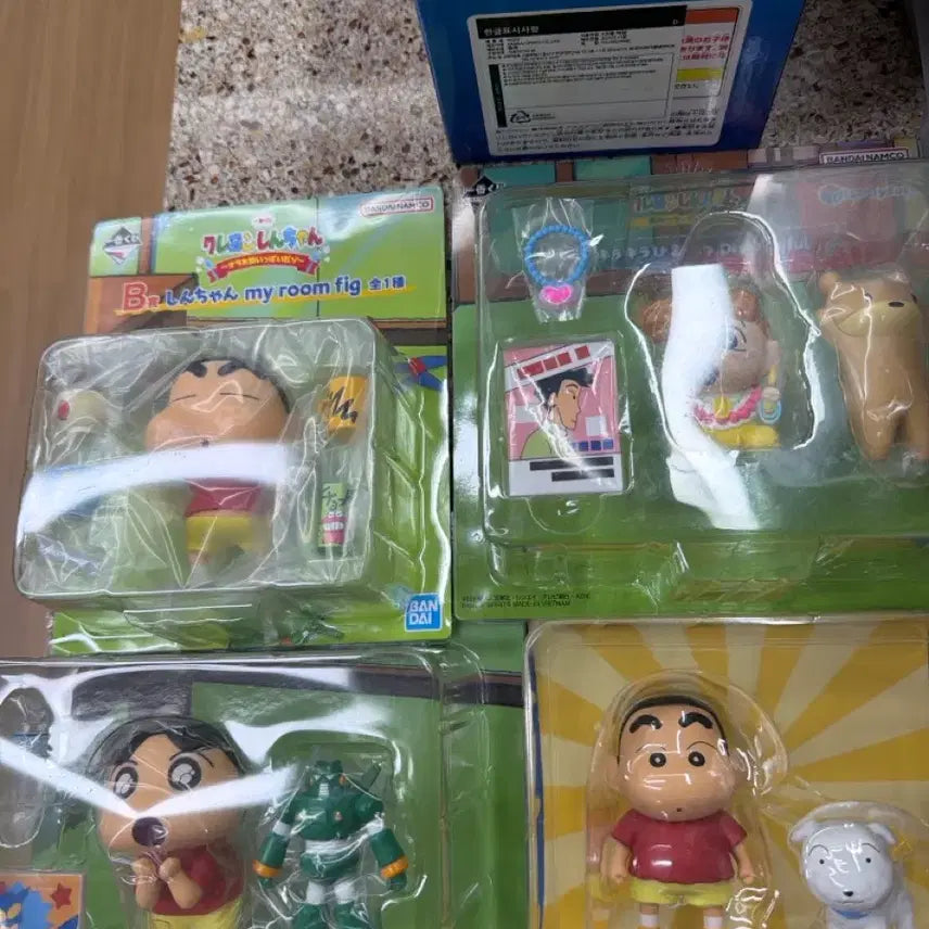[BUNJANG] Crayon Shin-chan Action Figure Set (Sealed) / [미개봉/택포] 짱구 피규어 세트
