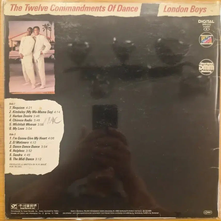 [BUNJANG] London Boys The Twelve Commandments Of Dance LP / London boys lp