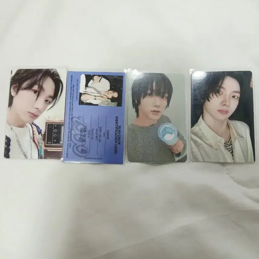 [BUNJANG] BOYNEXTDOOR Sungho Photocard Bundle Set / 보이넥스트도어 보넥도 성호 포카 4장 일괄