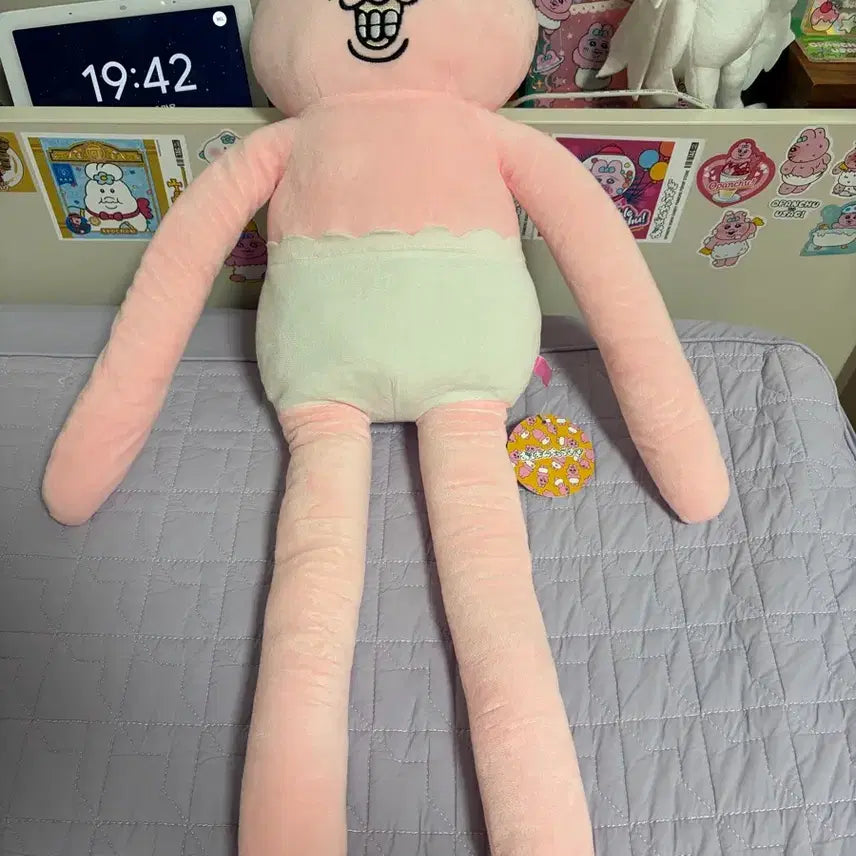 [BUNJANG] Ppanjju Ppanjju Rabbit Long-Legged Long-Arm Plush Doll / 오빤쮸 빤쮸토끼 롱다리롱팔 봉제인형