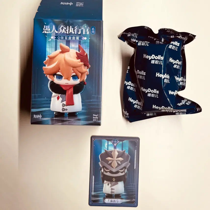 [BUNJANG] Genshin Impact Fatui Harbinger Capitano Figure (Sealed) / 원신 우인단 집행관 피규어 카피타노 (비닐미개봉)