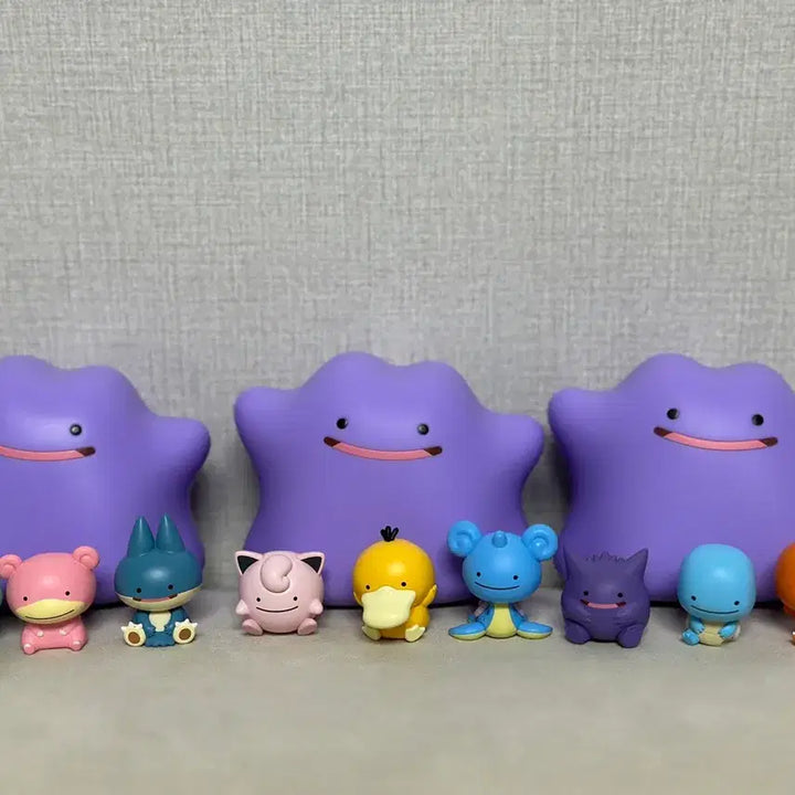 [BUNJANG] Pokemon Transform Ditto Figure Set (9 Types) / 포켓몬 변신 메타몽 피규어 9종 일괄