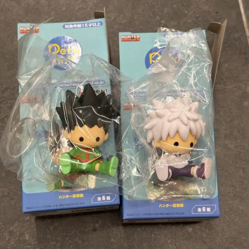 [BUNJANG] Hunter x Hunter Killua &amp; Gon Petado Figure (Sealed) / 미개봉)헌터 헌터 키르아 곤 페타돌