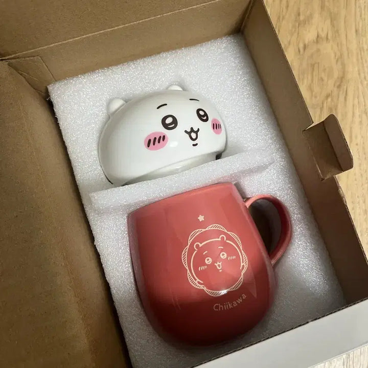 [BUNJANG] Chiikawa Face Mug Cup (Unused) / 먼작귀 치이카와 얼굴 머그컵 미사용