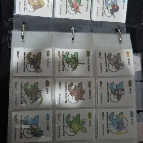 [BUNJANG] Pokemon Stickers 30th Anniversary Season 6 / 무배가능 포켓몬 띠부씰 30주년 시즌6