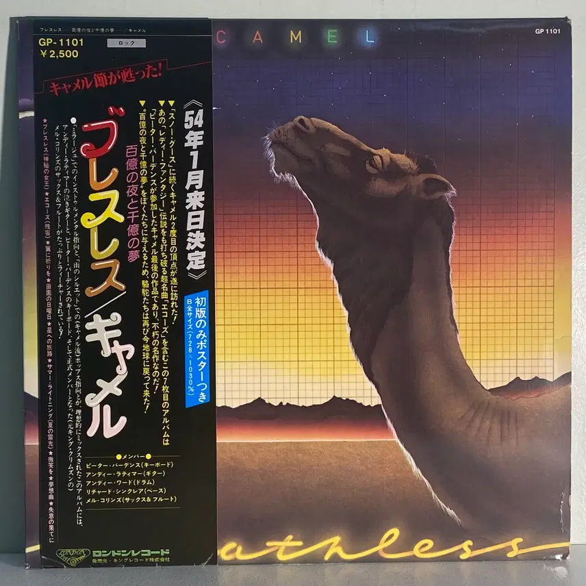 [BUNJANG] Camel Breathless LP (1978 Progressive Rock) / (수입중고LP-프로그레시브) Camel -Breathless