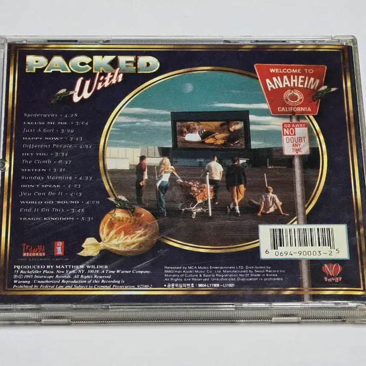 [BUNJANG] No Doubt Tragic Kingdom (Korean Release) CD / No Doubt (노 다웃) - Tragic Kingdom (국내 정발반)