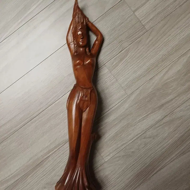 [BUNJANG] Thai Wooden Figurine / 나무조각 여인상
