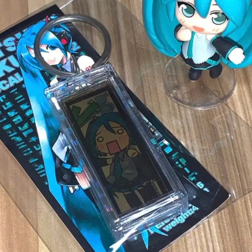 [BUNJANG] Vocaloid Hatsune Miku Acrylic Flash Keychain / 보컬로이드 하츠네미쿠 아크릴 플래시 키링