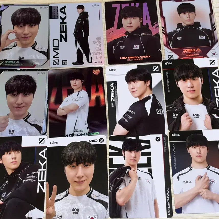 [BUNJANG] Zeca Photocard Bundle Set / 제카 테레카 아시안게임 포토카드