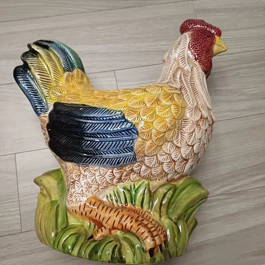 [BUNJANG] Ceramic Chicken Figurine / 닭 조각상