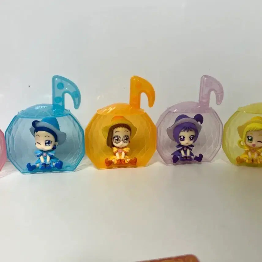 [BUNJANG] Ojamajo Doremi Gacha Figure 5-Piece Set / 꼬마마법사 레미 오자마녀 도레미 가챠 피규어 5종 세트 일괄