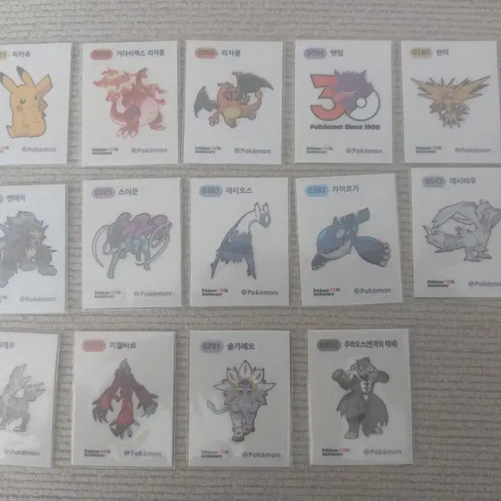 [BUNJANG] Pokemon Sticker Collection Series 5 / 포켓몬 띠부씰 시즌5