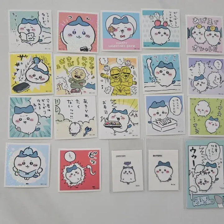 [BUNJANG] Chiikawa Hachiware "Monjakui" Sticker Bundle Set / 치이카와 먼작귀 하치와레 스티커 일괄