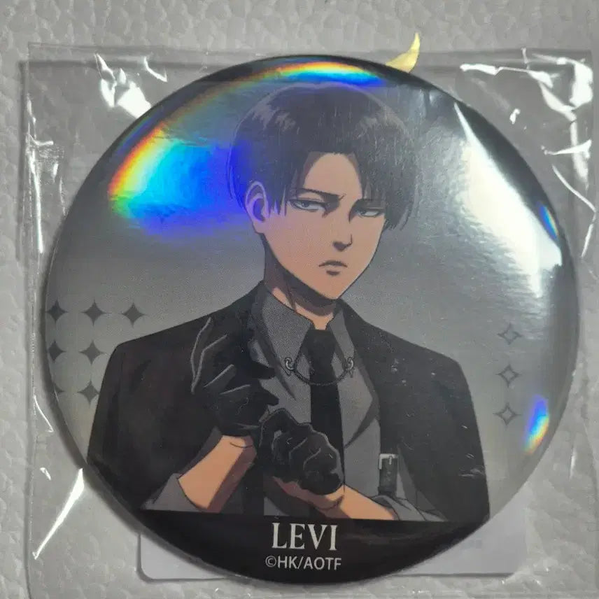 [BUNJANG] Attack on Titan Levi Aurora Can Badge / 진격의 거인 리바이 오로라 캔뱃지