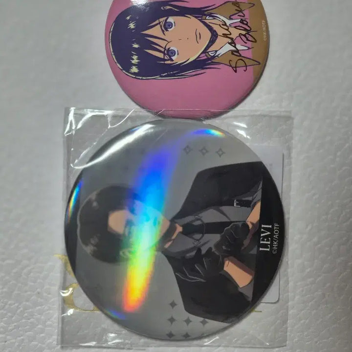 [BUNJANG] Attack on Titan Levi Aurora Can Badge / 진격의 거인 리바이 오로라 캔뱃지