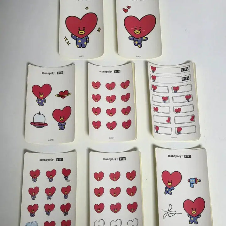 [BUNJANG] BT21 Tata Sticker Set / bt21 타타 스티커