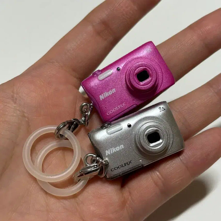 [BUNJANG] Nikon Coolpix Camera Mesirushi Gacha (Pink/Silver) / 니콘 쿨픽스 카메라 메지루시 가챠(핑크/실버)