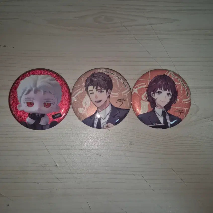 [BUNJANG] Gatmae Story SD+LD 3-Type Badge Bundle Set / 갓매) 괴담출근 SD+LD 뱃지 3종 일괄