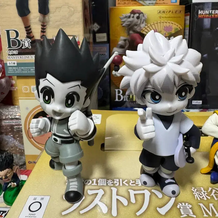 [BUNJANG] Hunter x Hunter Gon &amp; Killua Monotune Figure (Opened) / 헌터헌터 곤, 키르아 모노툰 개봉품 팝니다
