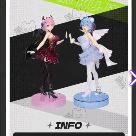 [BUNJANG] Banpresto Re:Zero Rem & Ram Angel & Demon Cleaner & Dressy Figure Set / 반프레스토 리제로 천사 악마 클리너&드레시 렘 람 세트