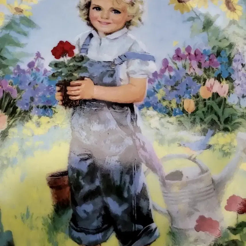 [BUNJANG] Edwin Knowles Our Children Decorative Plate / 에드윈 노울즈 우리의 아이들 장식접시