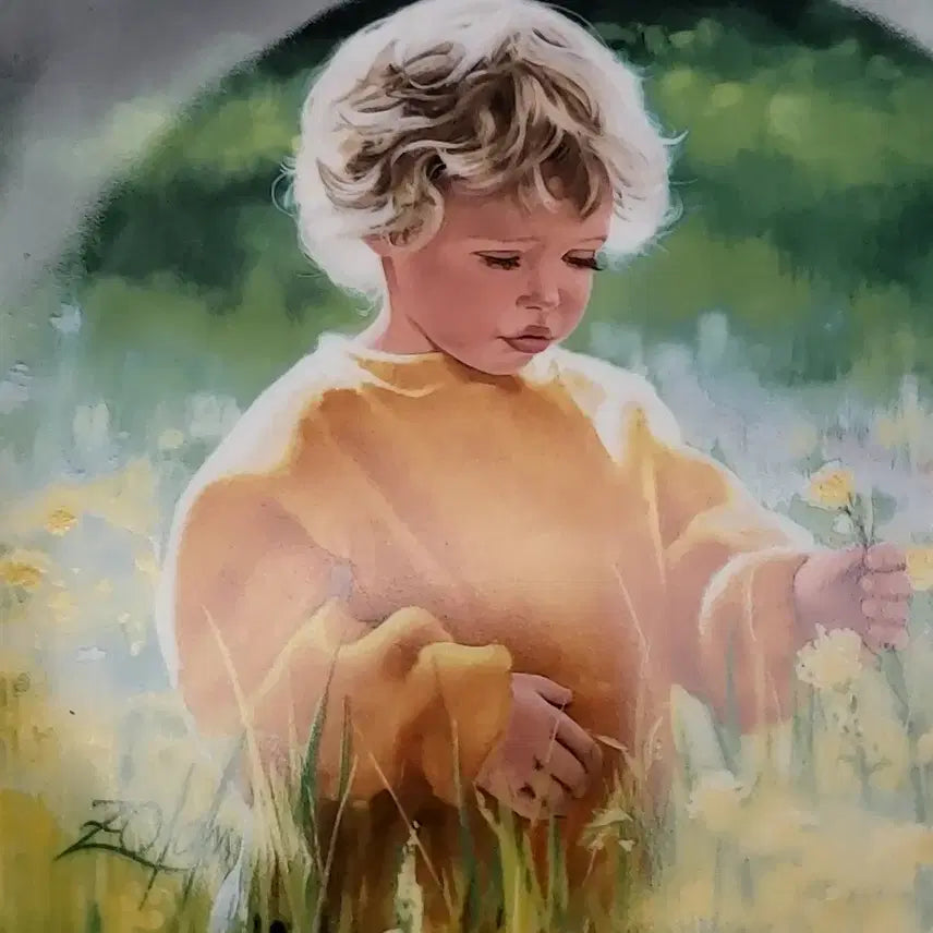 [BUNJANG] Edwin Knowles Our Children Decorative Plate by John McClelland / 에드윈 노울즈 우리의 아이들 장식접시