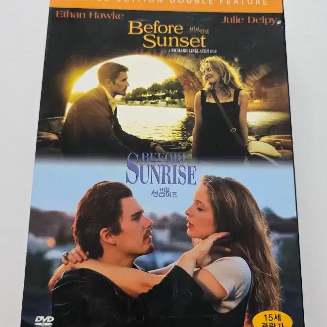 [BUNJANG] Before Sunset / Before Sunrise DVD Set / [DVD] 외국영화 "비포선셋/비포선라이즈" 판매합니다.