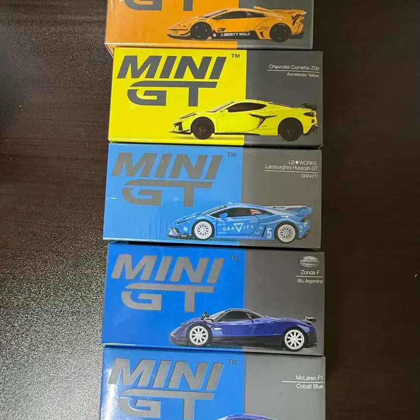 [BUNJANG] MiniGT Lamborghini Box Set (5 Types) / 미니GT 람보르기니 박스 (1135, 441, 1055, 408, 629)
