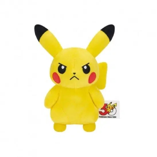 [BUNJANG] Pokemon 30th Anniversary Pikachu Plush (Angry) / 포켓몬스터 30주년  봉제인형 피카츄(화남)