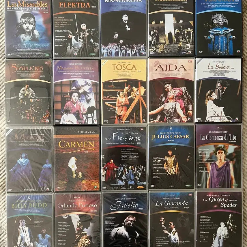[BUNJANG] Various Opera DVDs Bundle Set (Sealed) / 오페라 DVD 새상품 일괄판매