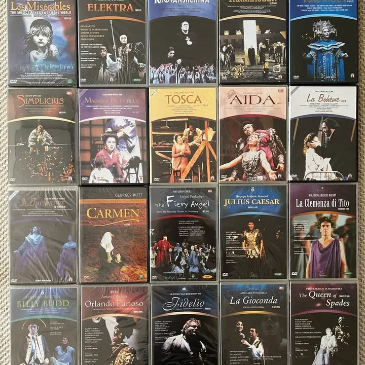 [BUNJANG] Various Opera DVDs Bundle Set (Sealed) / 오페라 DVD 새상품 일괄판매