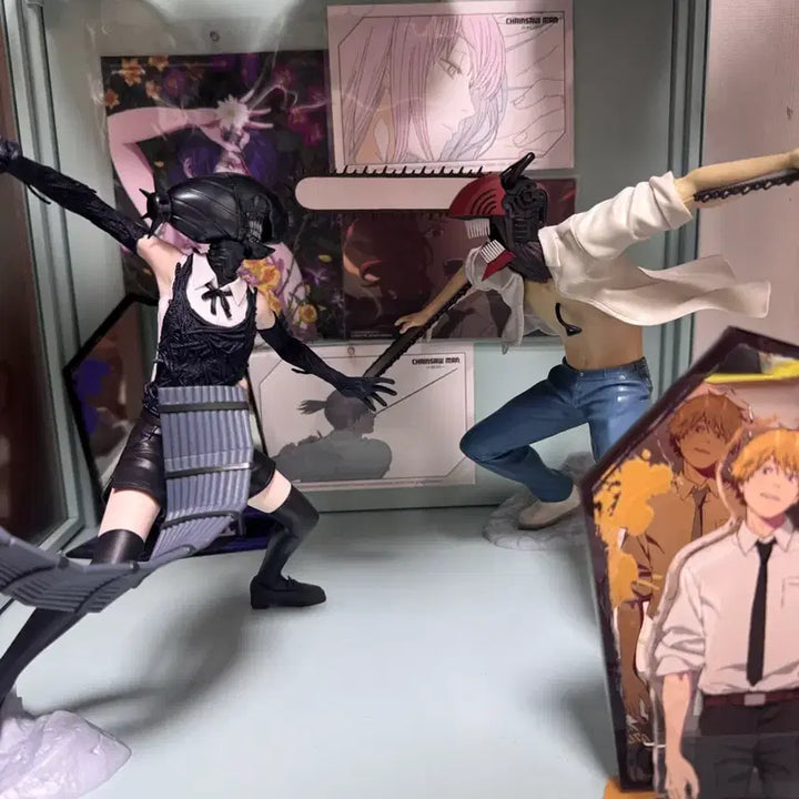 [BUNJANG] Chainsaw Man Figure &amp; Goods Bundle Set / 체인소맨 피규어 굿즈 일괄 팝니다