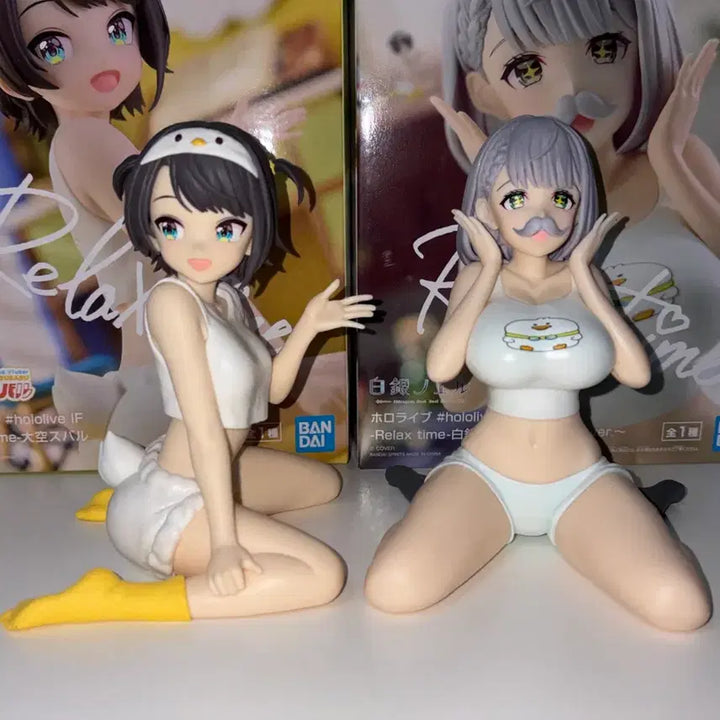 [BUNJANG] Hololive Noel &amp; Subaru Relax Time Ori Version Figure Bundle Set / 홀로라이브 노엘 스바루 릴렉스타임 피규어 일괄 판매합니다!