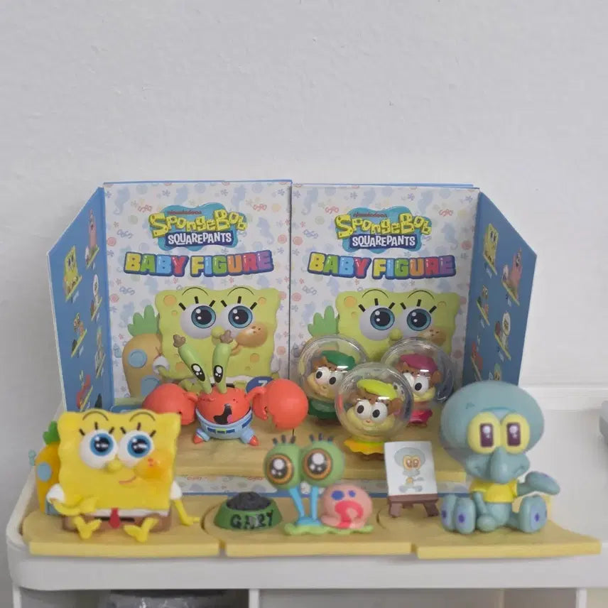 [BUNJANG] SpongeBob SquarePants Baby Figure 5-Piece Bundle Set / 스폰지밥 베이비 피규어 5종 일괄