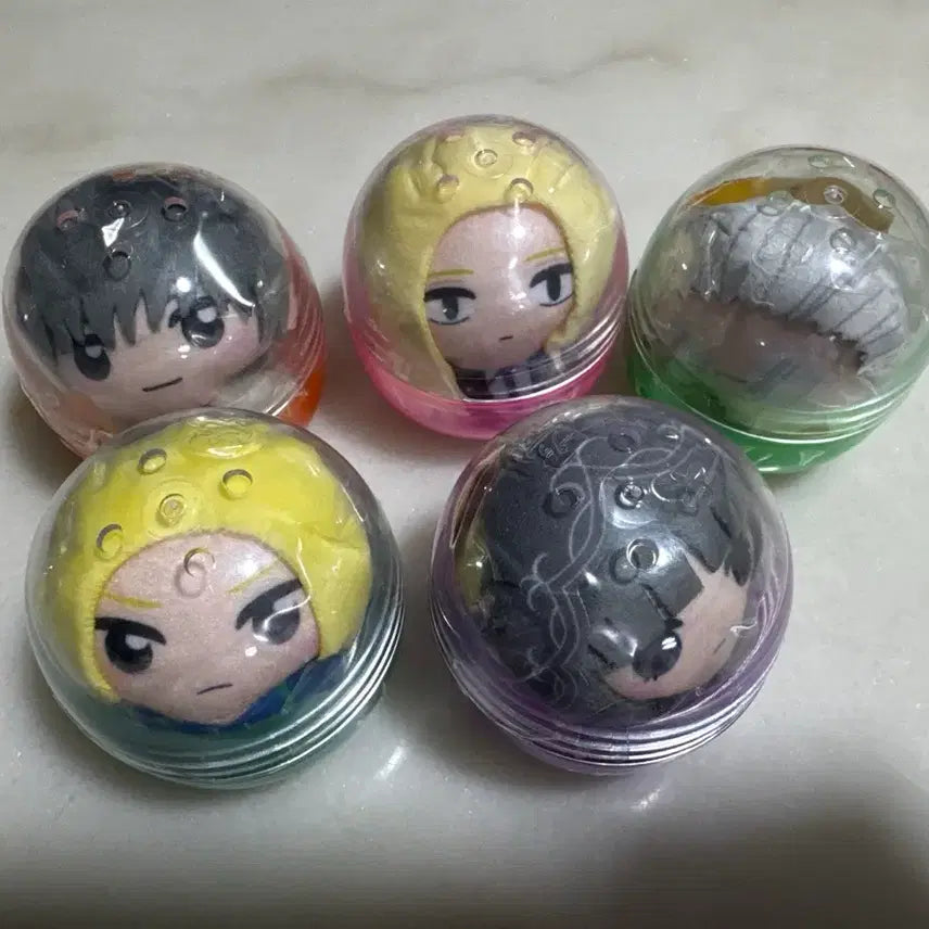[BUNJANG] Sakamoto Days Kapuko Plush Set / 사카모토데이즈 카푸코 누이 가챠 5종 풀 세트