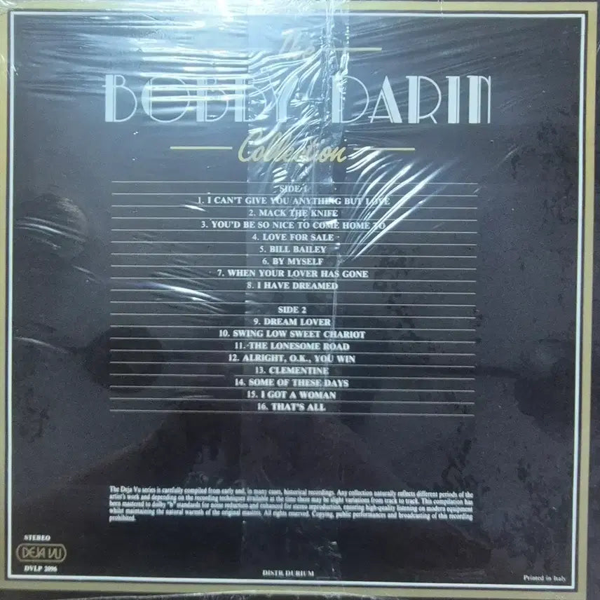 [BUNJANG] Bobby Darin The Bobby Darin Collection LP / The Bobby Darin Collection 바비 다린 LP