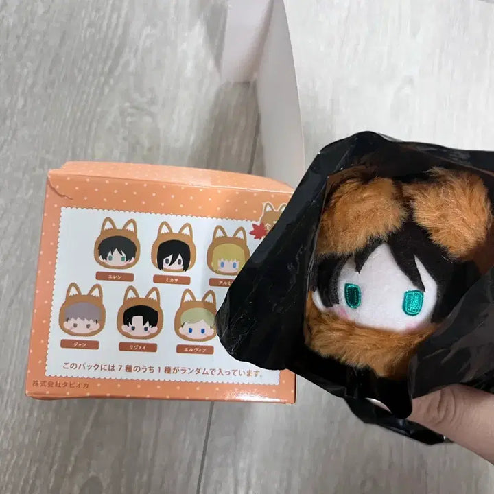 [BUNJANG] Attack on Titan Eren Tabineko Plush / 진격거인 아키키츠네 타비누이 에렌