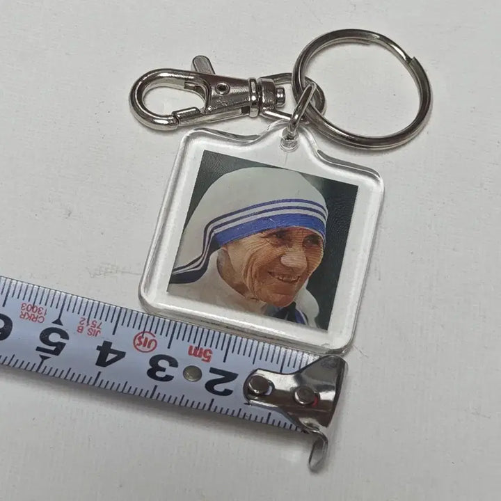 [BUNJANG] Saint Therese Keychain - Catholic Rosary Pendant / 성녀 데레사 열쇠고리 가톨릭 천주교 열쇠고리 성모