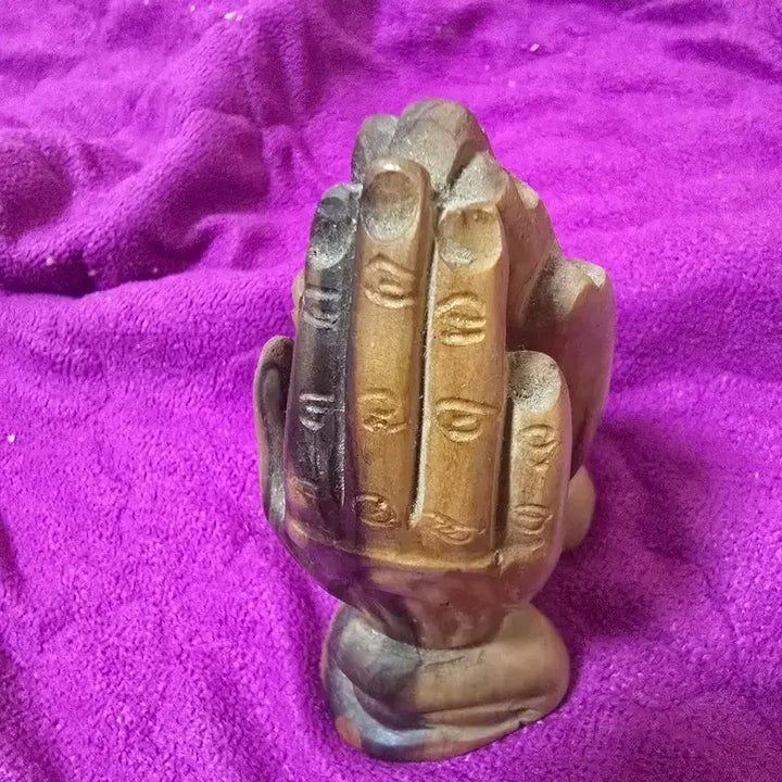 [BUNJANG] Olive Wood Praying Hands Statue / 올리브 나무 기도하는 손 조각상