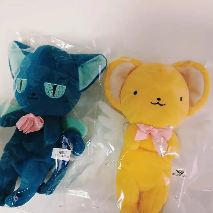 [BUNJANG] Cardcaptor Sakura Kero &amp; Spinel Official 18cm Plush Set / 카드캡터 체리 케로 &amp; 스피넬 18cm 공식 인형