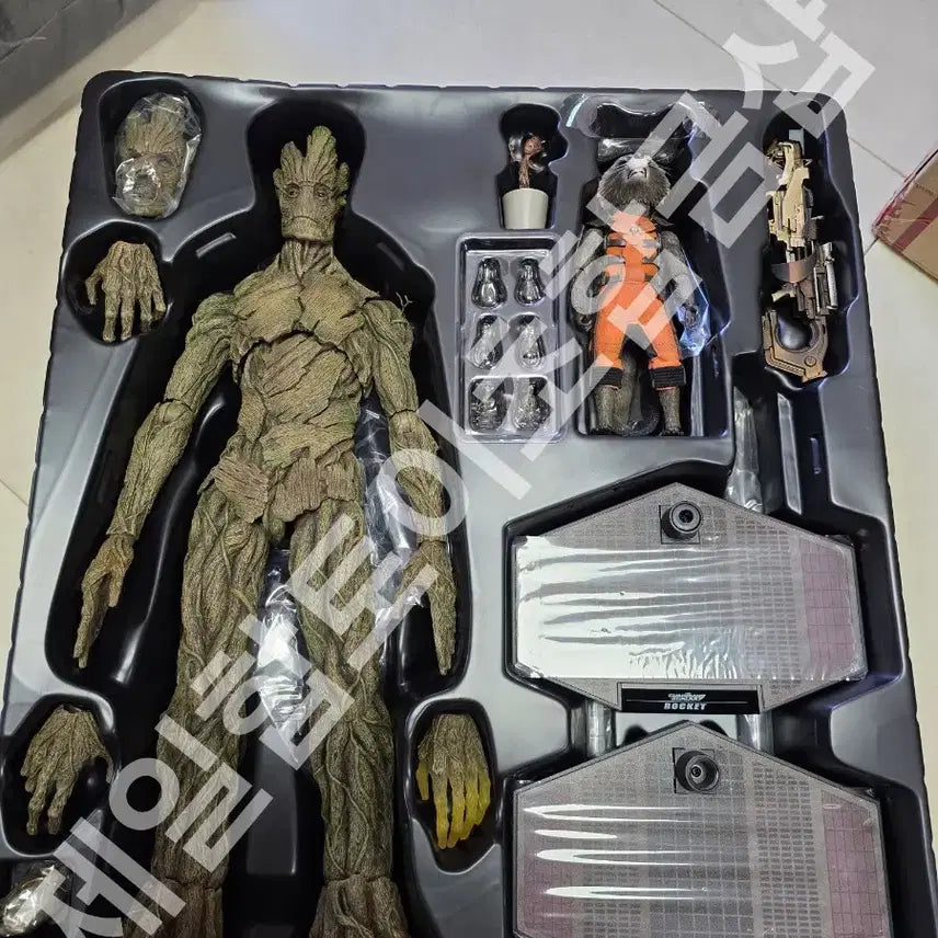 [BUNJANG] Marvel Guardians of the Galaxy Rocket &amp; Groot 1/6 Scale Figure / 마블 가디언즈 오브 갤럭시 로켓 &amp; 그루트 1/6 피규어
