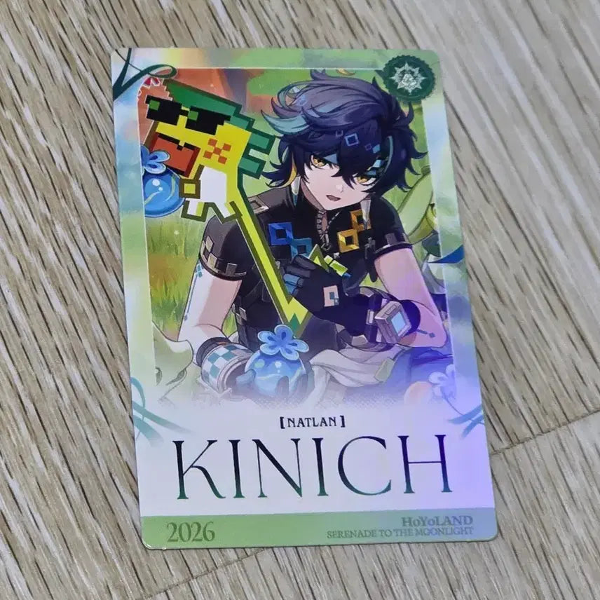 [BUNJANG] Genshin Impact Kinich Fortune Photocard / 호요랜드 2026 원신 키니치 점괘 포카 뽑기 kinich